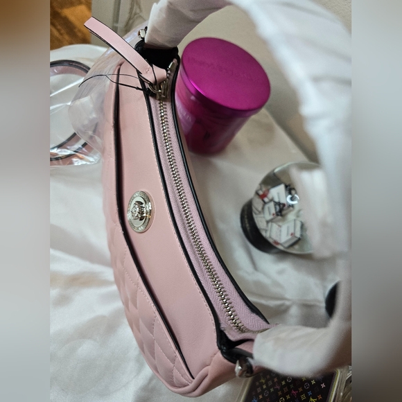 Brand New Versace Medusa Pink Quilted 2 Way Bag! - Picture 6 of 15